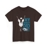 My Mommy Did It Graduation Graduate T-Shirt - Dark Chocolate