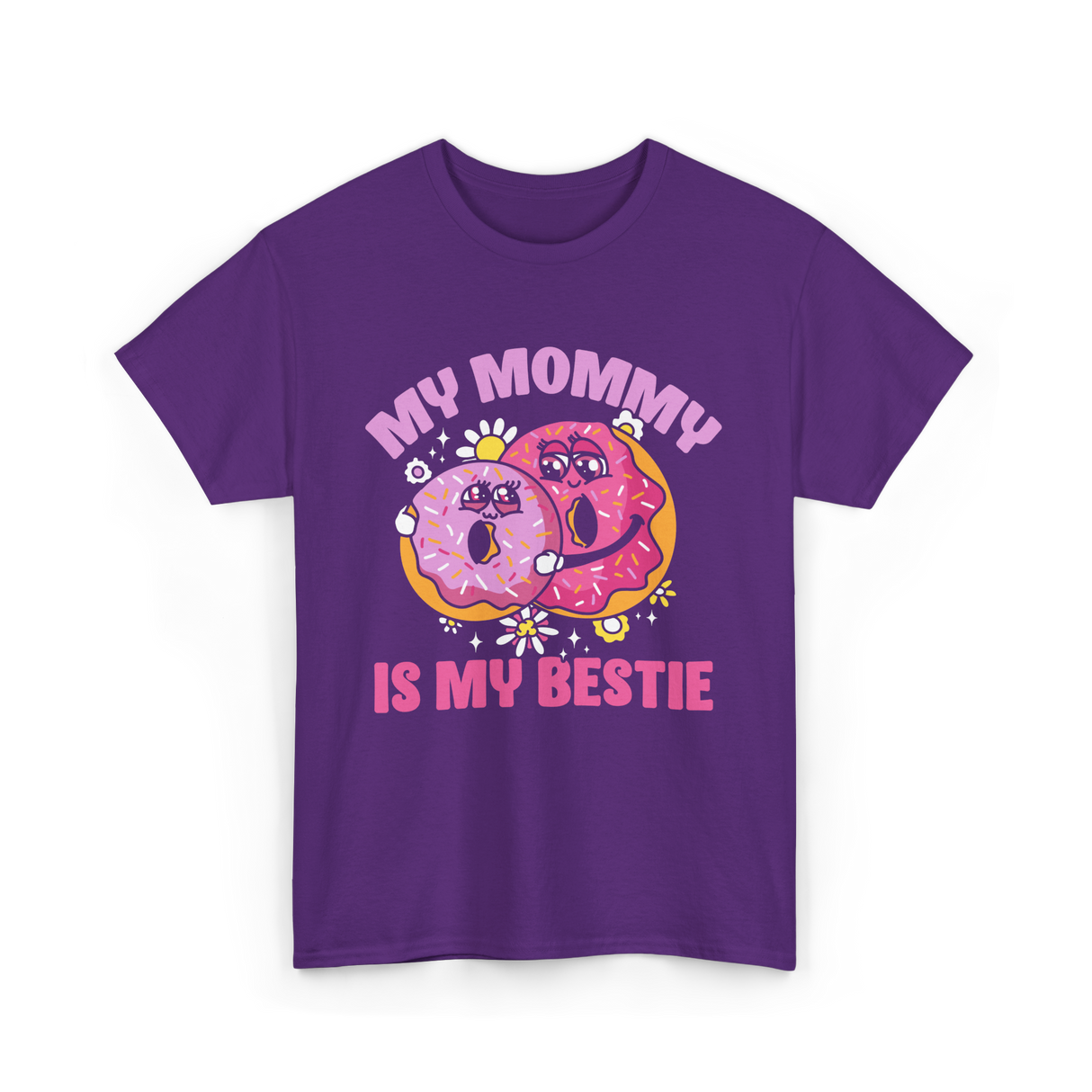 My Mommy Is My Bestie Friendship T-Shirt - Purple