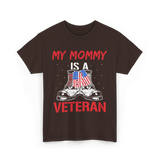 My Mommy Veteran Military Mom T-Shirt - Dark Chocolate