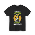 My Name Is Poppa Wheelie Motocross T-Shirt - Black