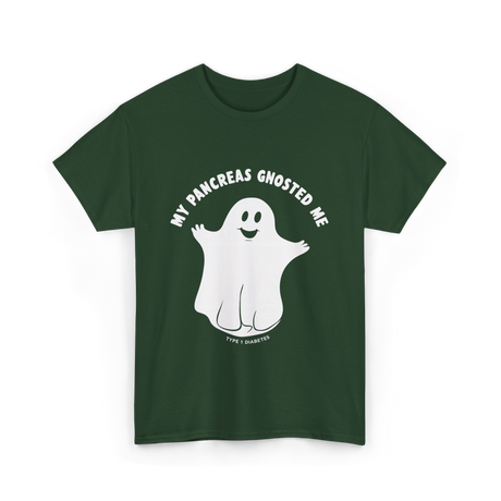 My Pancreas Gnosted Me Type 1 Diabetes T-Shirt - Forest Green