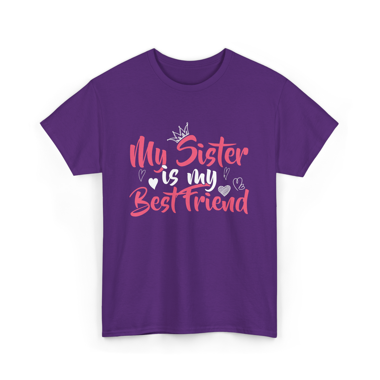 My Sister Is My Best Friend Friendship T-Shirt - Purple