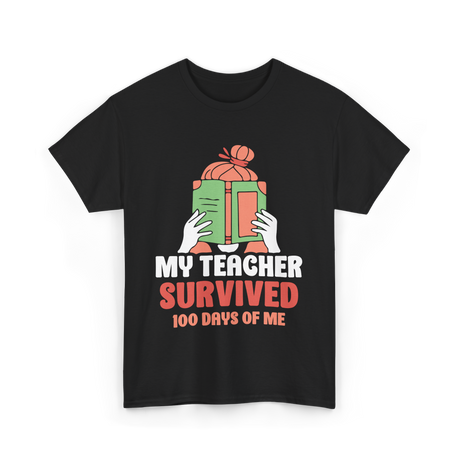 My Teacher Survived Kids School T-Shirt - Black