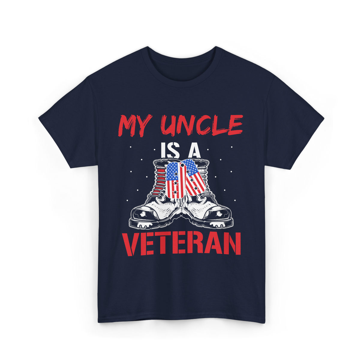 My Uncle Military Veteran T-Shirt - Navy