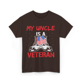 My Uncle Military Veteran T-Shirt - Dark Chocolate