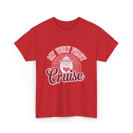 My Very First Cruise T-Shirt - Red