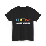 My Worst Nightmare Gamer T-Shirt - Black