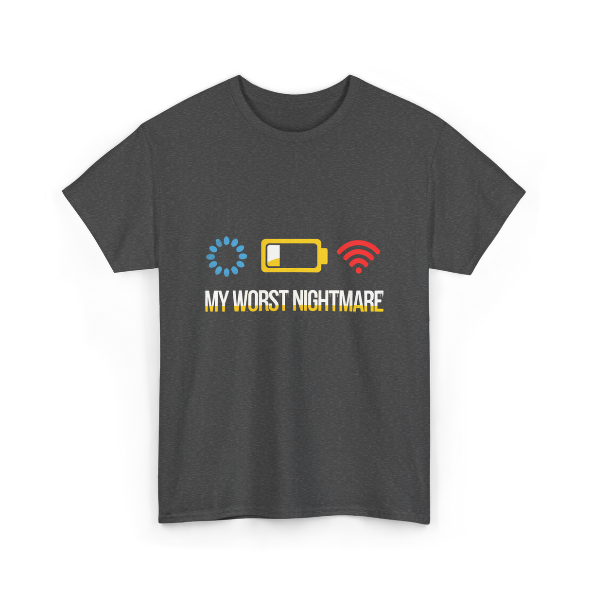 My Worst Nightmare Gamer T-Shirt - Dark Heather