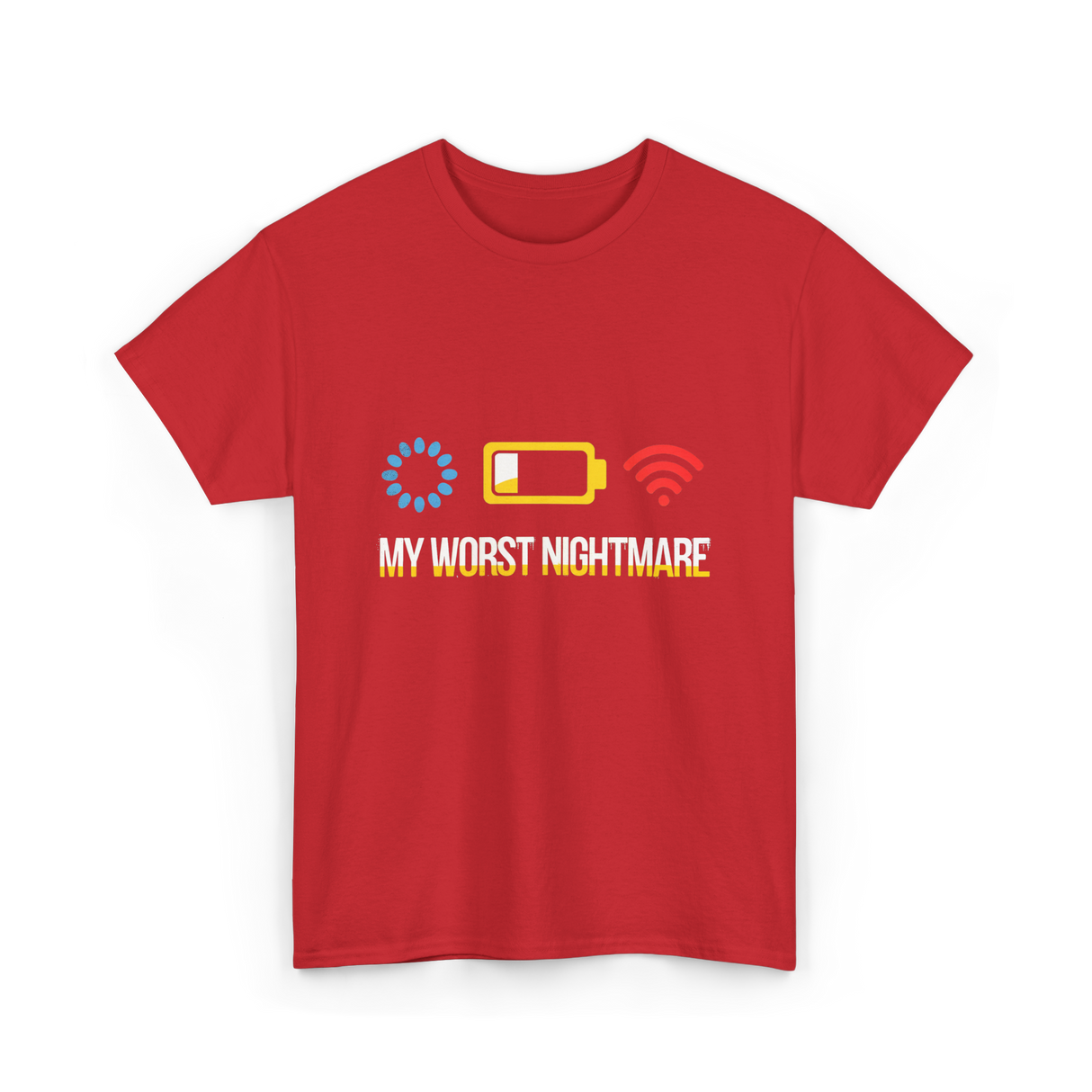 My Worst Nightmare Gamer T-Shirt - Red