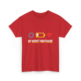 My Worst Nightmare Gamer T-Shirt - Red