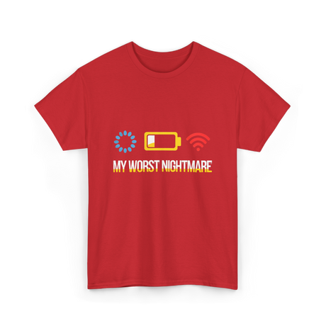 My Worst Nightmare Gamer T-Shirt - Red