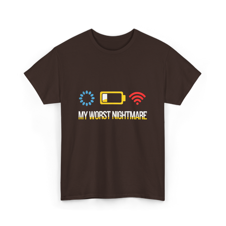 My Worst Nightmare Gamer T-Shirt - Dark Chocolate