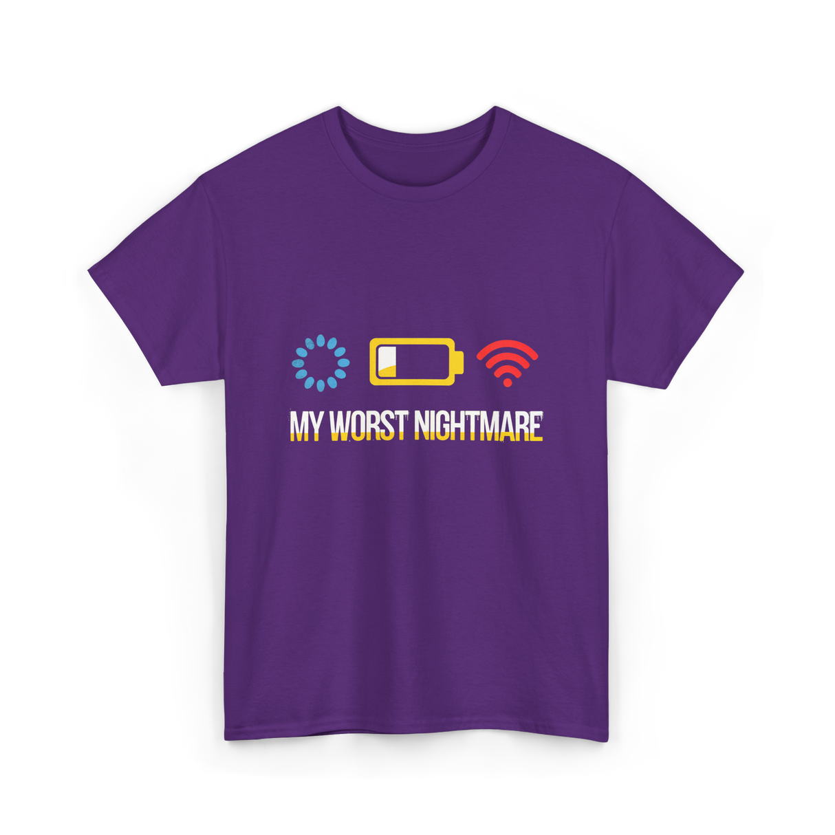 My Worst Nightmare Gamer T-Shirt - Purple