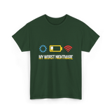 My Worst Nightmare Gamer T-Shirt - Forest Green