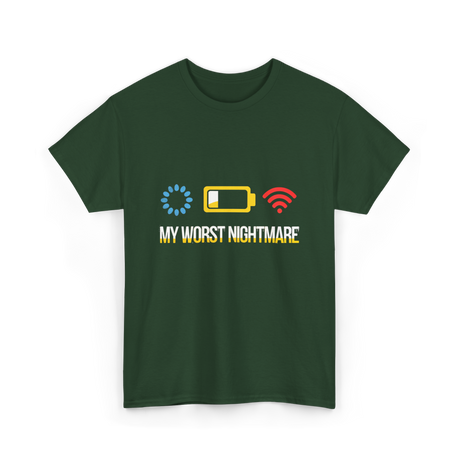 My Worst Nightmare Gamer T-Shirt - Forest Green