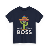 Nacho Average Boss Cactus T-Shirt - Navy