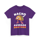 Nacho Average Brother Taco T-Shirt - Purple