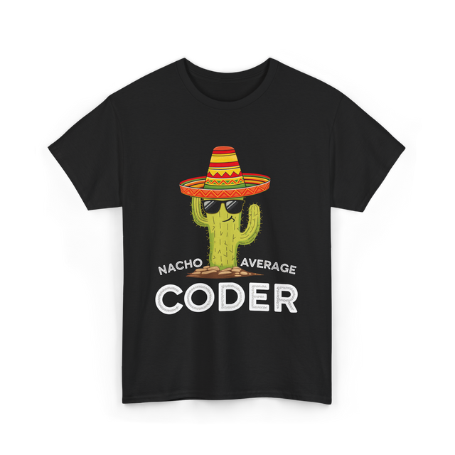 Nacho Average Coder T-Shirt - Black