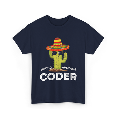 Nacho Average Coder T-Shirt - Navy