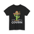 Nacho Average Cousin Cactus T-Shirt - Black