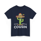 Nacho Average Cousin Cactus T-Shirt - Navy