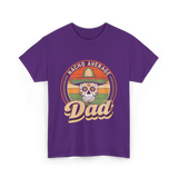 Nacho Average Dad Skull T-Shirt - Purple