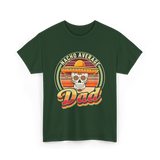 Nacho Average Dad Skull T-Shirt - Forest Green