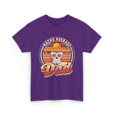 Nacho Average Dad Skull T-Shirt - Purple