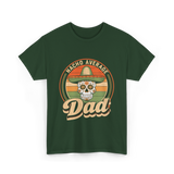 Nacho Average Dad Skull T-Shirt - Forest Green