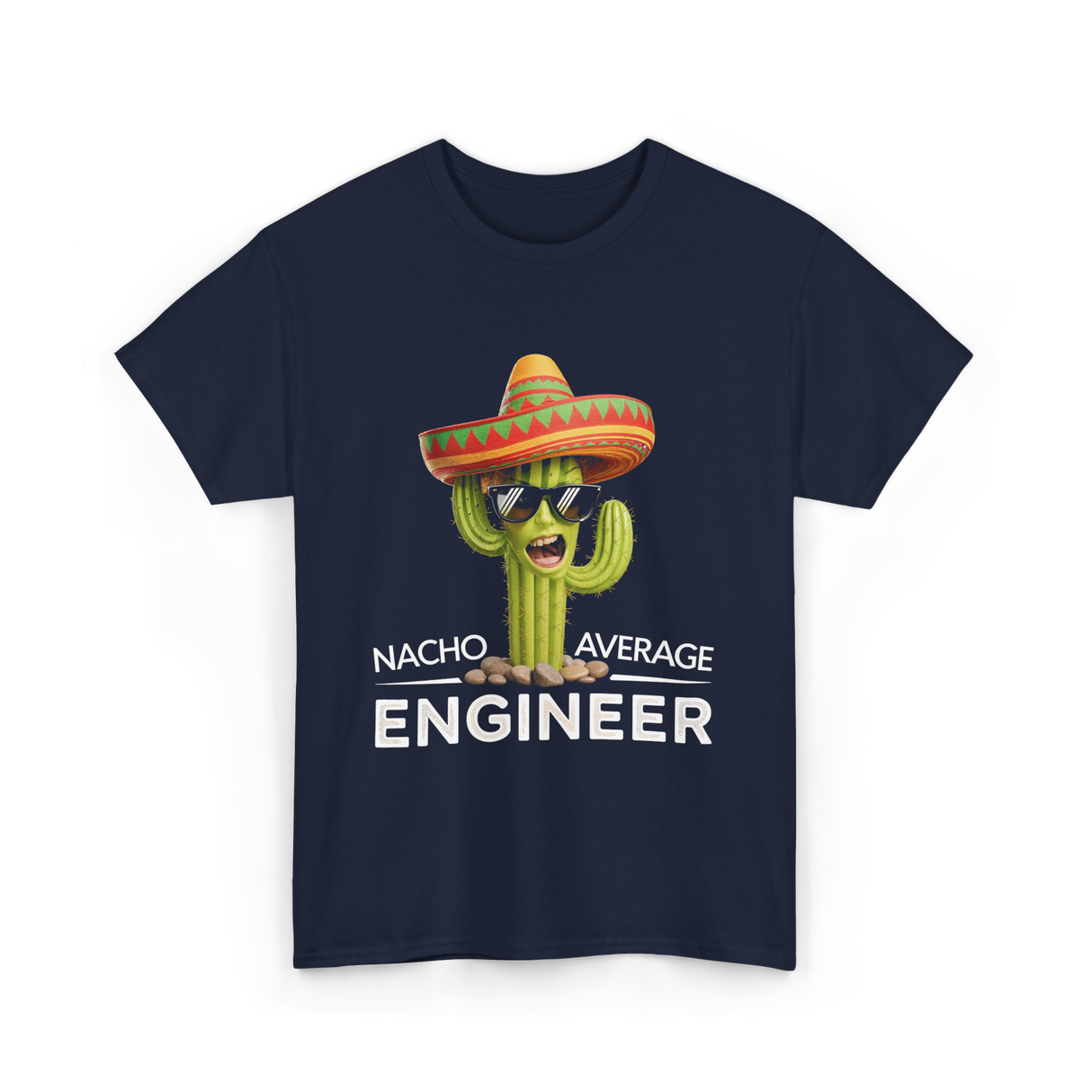 Nacho Average Engineer T-Shirt - Navy