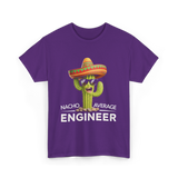 Nacho Average Engineer T-Shirt - Purple