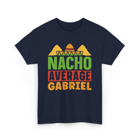 Nacho Average Gabriel Cinco De Mayo T-Shirt - Navy