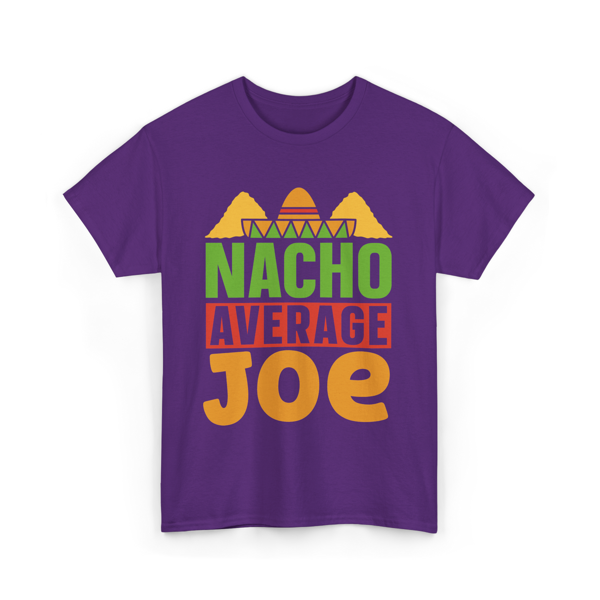 Nacho Average Joe Nachos T-Shirt - Purple