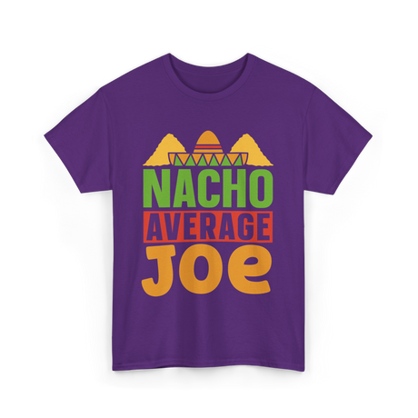 Nacho Average Joe Nachos T-Shirt - Purple