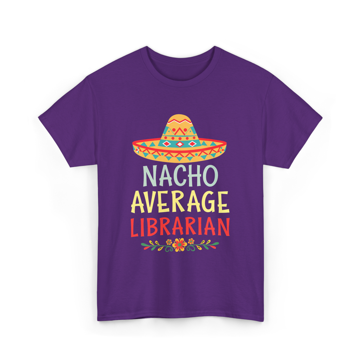 Nacho Average Librarian T-Shirt - Purple