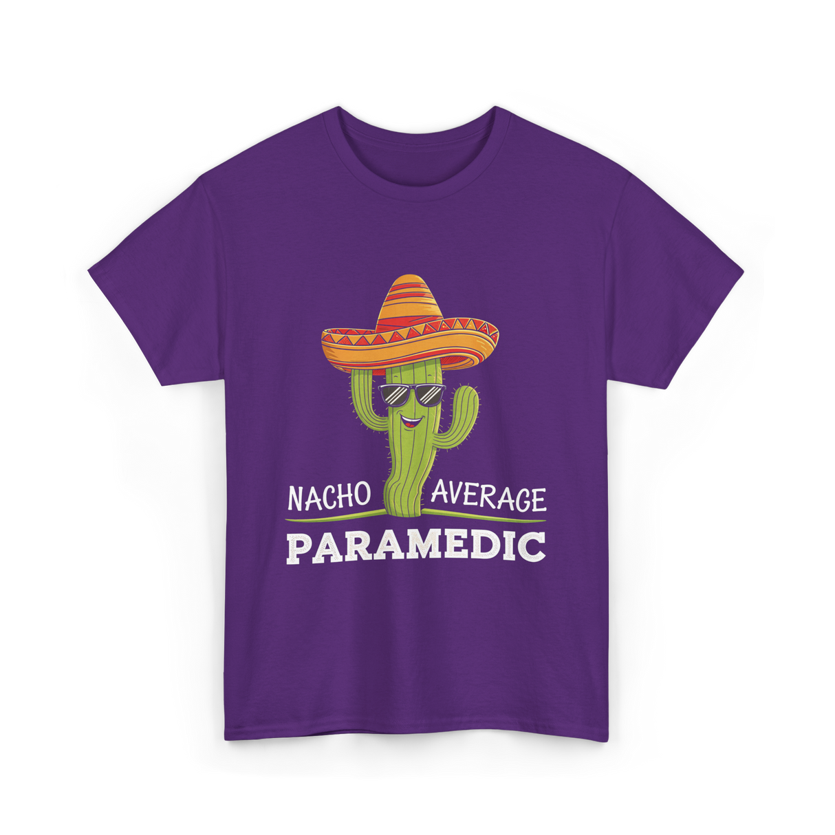 Nacho Average Paramedic T-Shirt - Purple