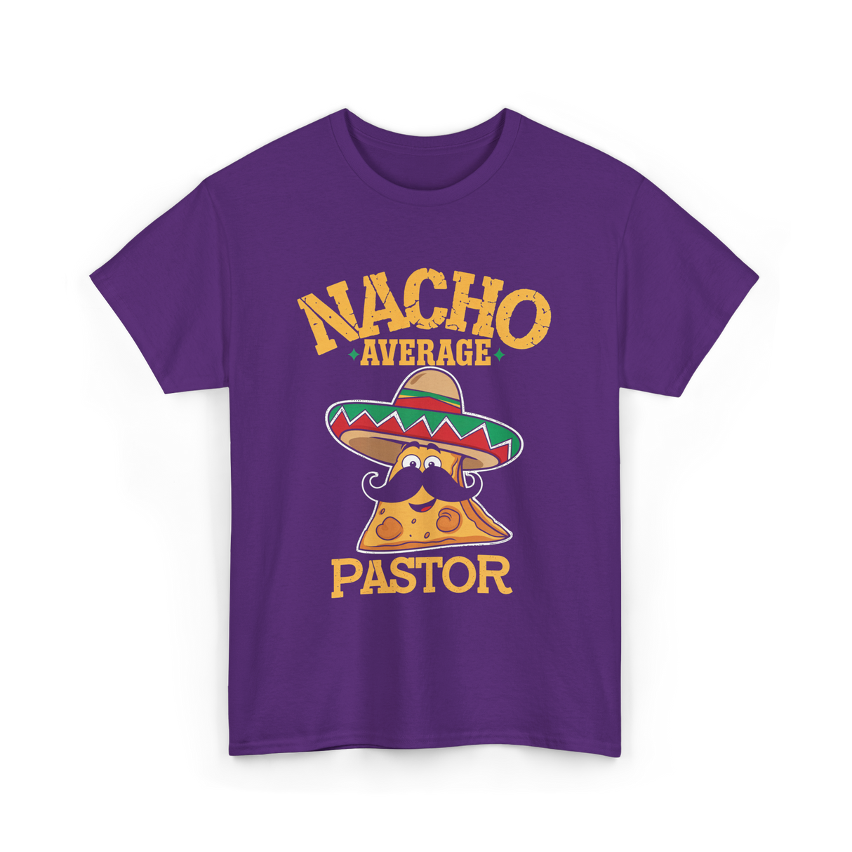 Nacho Average Pastor Cinco de Mayo T-Shirt - Purple