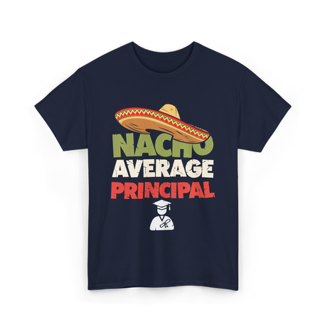 Nacho Average Principal T-Shirt - Navy