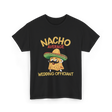 Nacho Average Wedding Officiant T-Shirt - Black