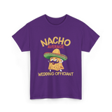 Nacho Average Wedding Officiant T-Shirt - Purple