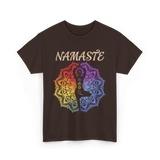 Namaste Yoga Spirit Meditation T-Shirt - Dark Chocolate