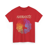 Namaste Yoga Spirit Meditation T-Shirt - Red