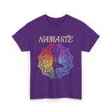 Namaste Yoga Spirit Meditation T-Shirt - Purple