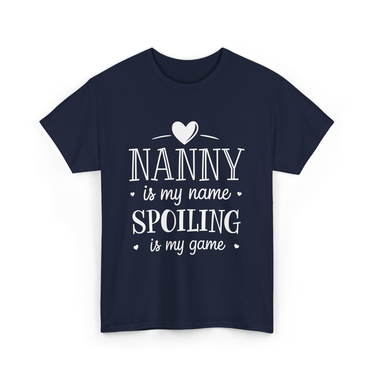 Nanny is my name spoiling game T-Shirt - Navy