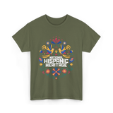 National Hispanic Heritage T-Shirt - Military Green