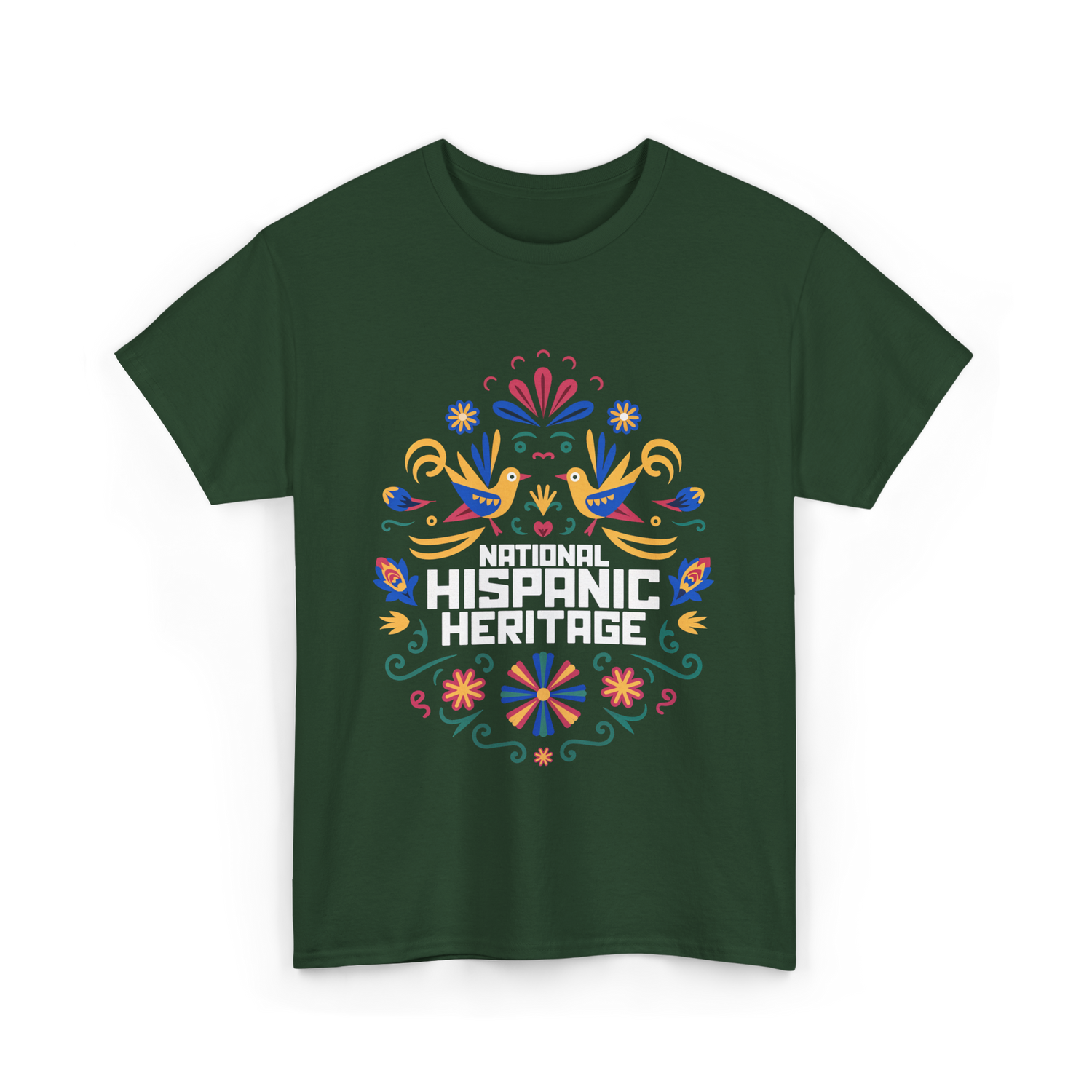 National Hispanic Heritage T-Shirt - Forest Green