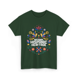 National Hispanic Heritage T-Shirt - Forest Green