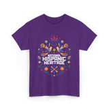 National Hispanic Heritage T-Shirt - Purple