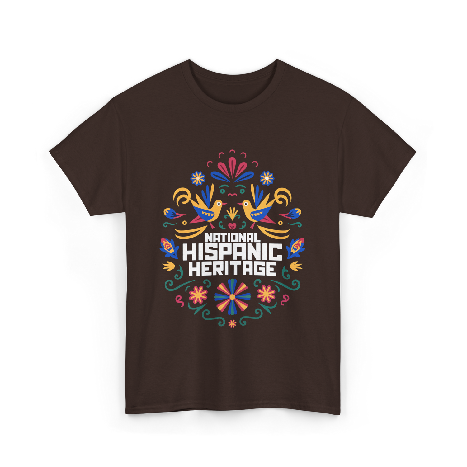 National Hispanic Heritage T-Shirt - Dark Chocolate