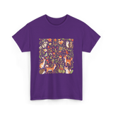 Nature Lover Forest Animals T-Shirt - Purple